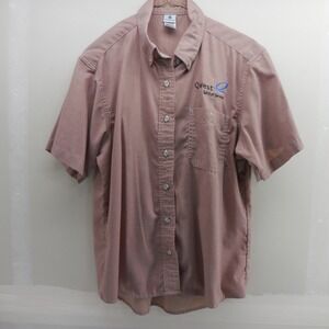 VF Solutions Mens Qwest Spirit of Service Work Shirt Red Blue Check Medium